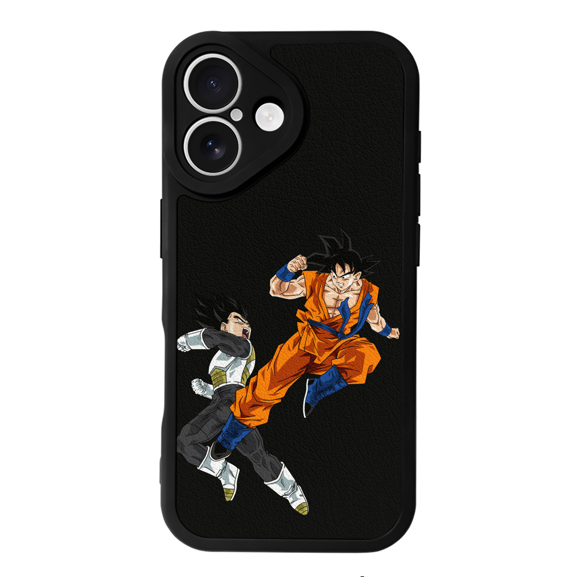 （画像用） ドラゴンボール 孫悟空（そん ごくう）Son Goku カカロット DRAGON BALL Kakarotto 【iPhone 16シリーズ対応】シリコンスマホケース（レザー調） 材質：シリコン
